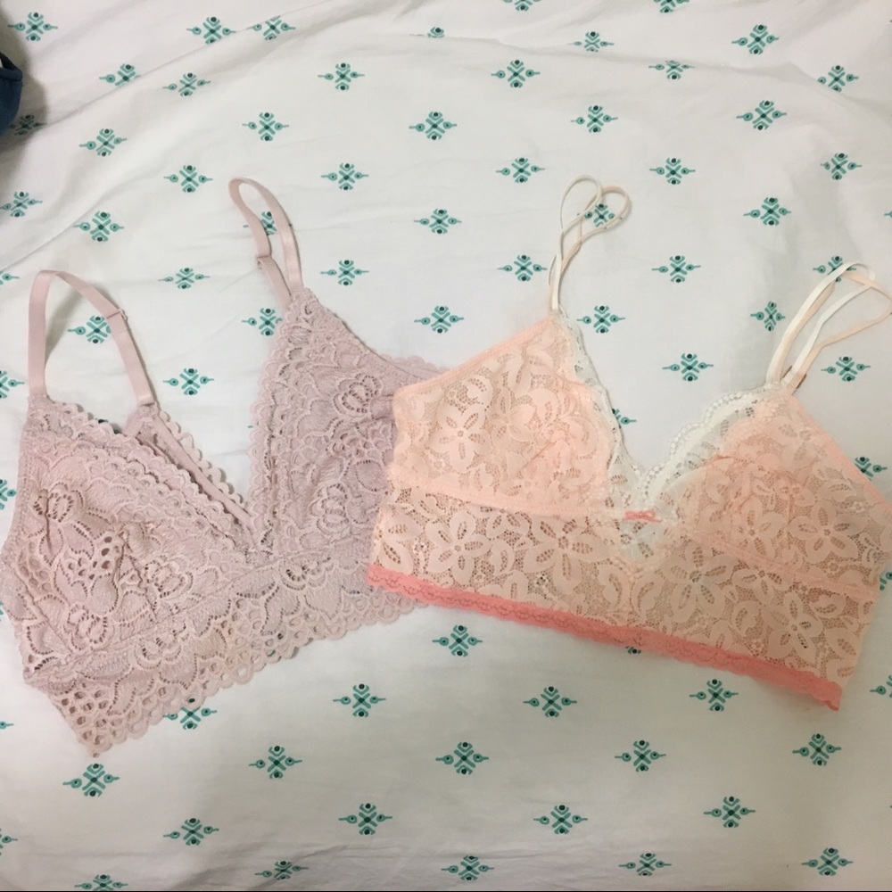Aerie Plunge and Classic Longline Bralettes
